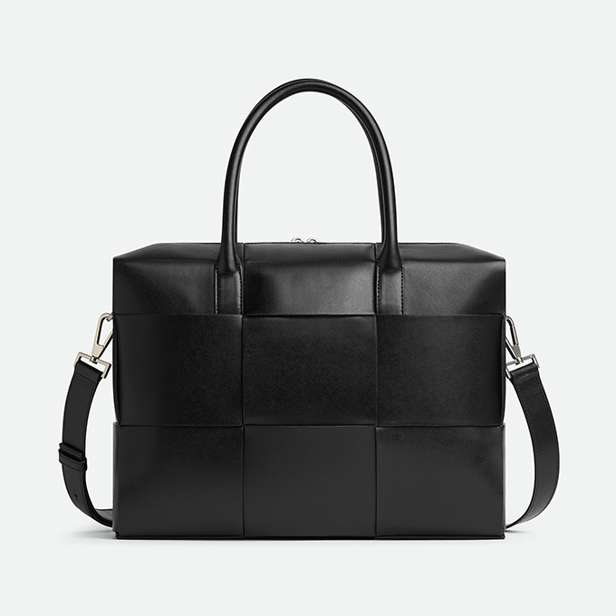 bottega veneta arco intrecciato woven men briefcase bag #746358